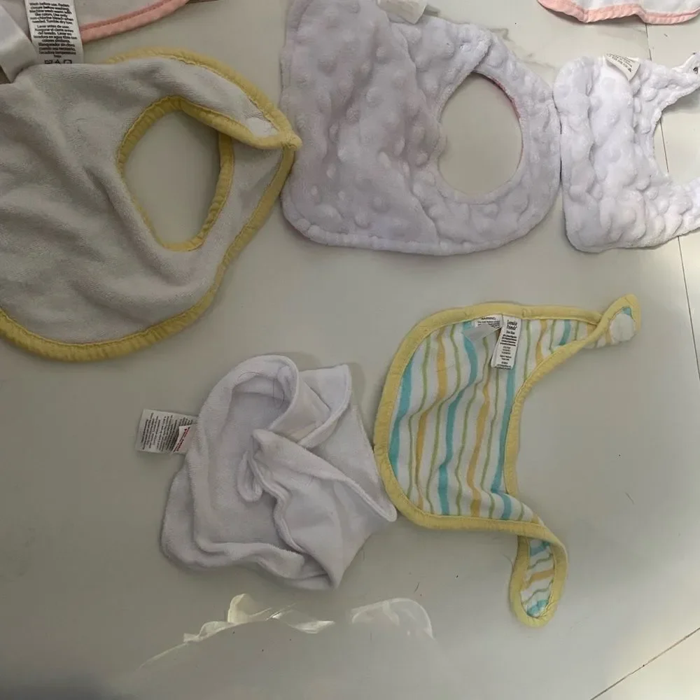 Lot of 10 girls bibs